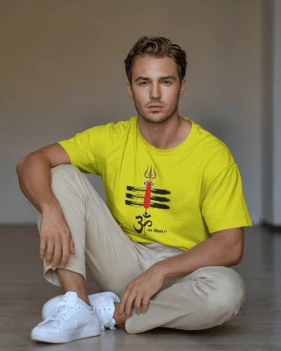 Trishul Om T-Shirt – Minimal Spiritual Energy Wear